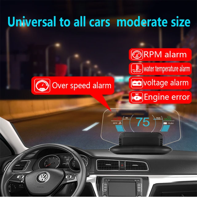 M3 voiture électronique HUD projecteur affichage multifonctionnel compteur  de vitesse numérique affichage Auto OBD2 GPS affichage tête haute  accessoires - AliExpress