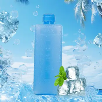 Reusable Gel Freezer Pack Refrigerator Ice Blocks Ice Crystal Box Cold Freezer Pack Picnic Fresh Food Cooler for Freezers Breast
