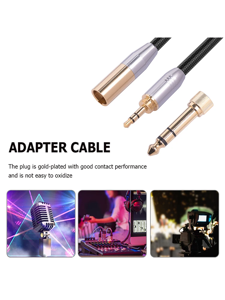 ˷̴ ȣ      ̺, 0.3m ̺ ڵ, 24AWG, 3  ̴ XLR-, ī޶  3.5mm ÷