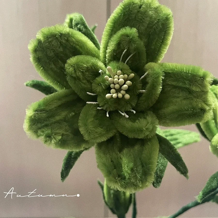 Pipe Cleaners Chenille Stem Green Color Pipe Cleaners Set for DIY Arts Chenille Stems 100 Pieces chenille pipe cleaners chenille craft supplies
