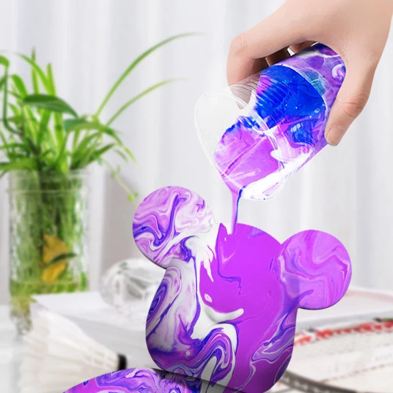 DIY Malerei Flüssigkeit Ballon Hund Statue Hand bemalt Weiß Embryo Graffiti Malerei Ballon Hund kinder Spielzeug Trendy Kunst handwerk