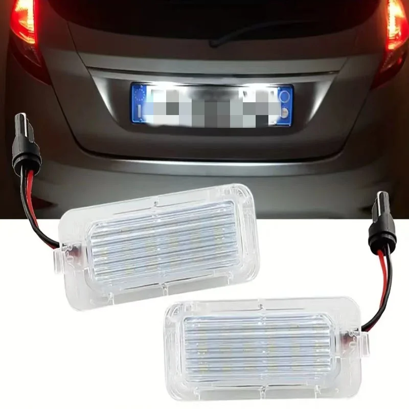 Фонари для номерного знака, совместимые с Ford S-Max C-Max Fiesta EcoSport Edge Escape Jaguar XF(X250) XJ(X351)