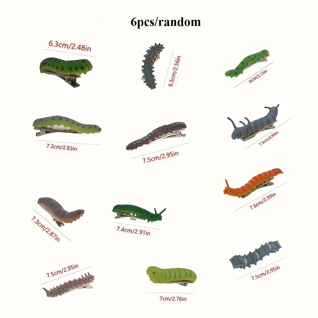 Spooky Hair Clip Caterpillar Image 1