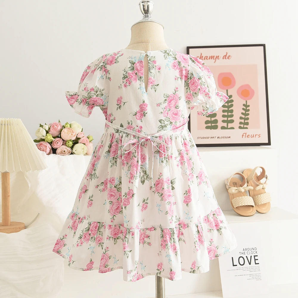 Toddler Girl's Spring Fashion Floral Dress 2