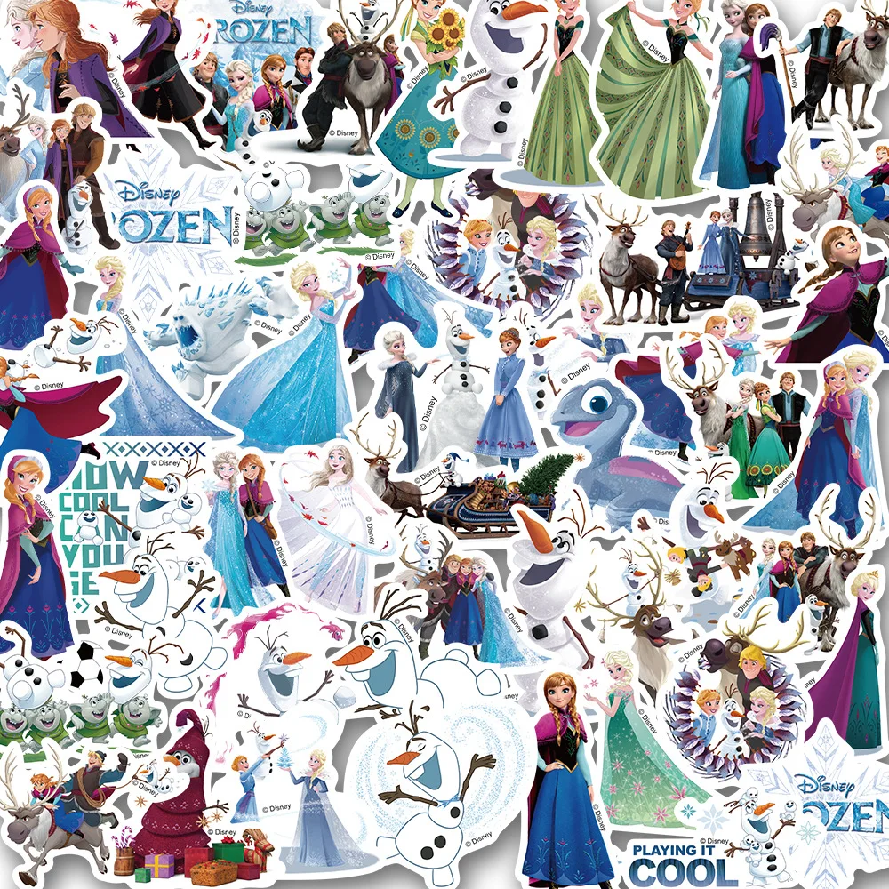 Pack Autocollants La Reine des Neiges Disney Elsa Anna Olaf