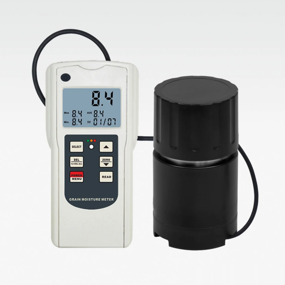 

Digital Grain Moisture Meter AM-128GC Cup Grain Moisture Meter 37 Types of Wheat Corn Rice Rapid Moisture Measuring Instrument
