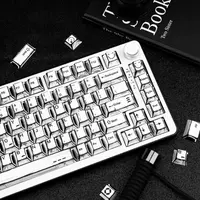 136 Keys Comic White English Korean German Layout Keycaps Dye Sub PBT Keycaps Cherry Profile for MX Switches Gaming Keybaord - Image 2