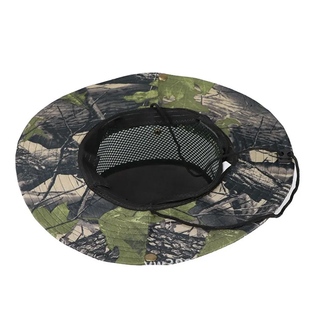 Outdoor Wide Brim Camouflage Sun Hat 5
