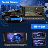 ESSGOO Autoradio 7" Android 14 4+64G Carplay pour VW Golf 5 6 Passat Caddy Tiguan Touran, Android Auto, Navigation GPS, WiFi, RDS, FM, BT, USB, SWC 6