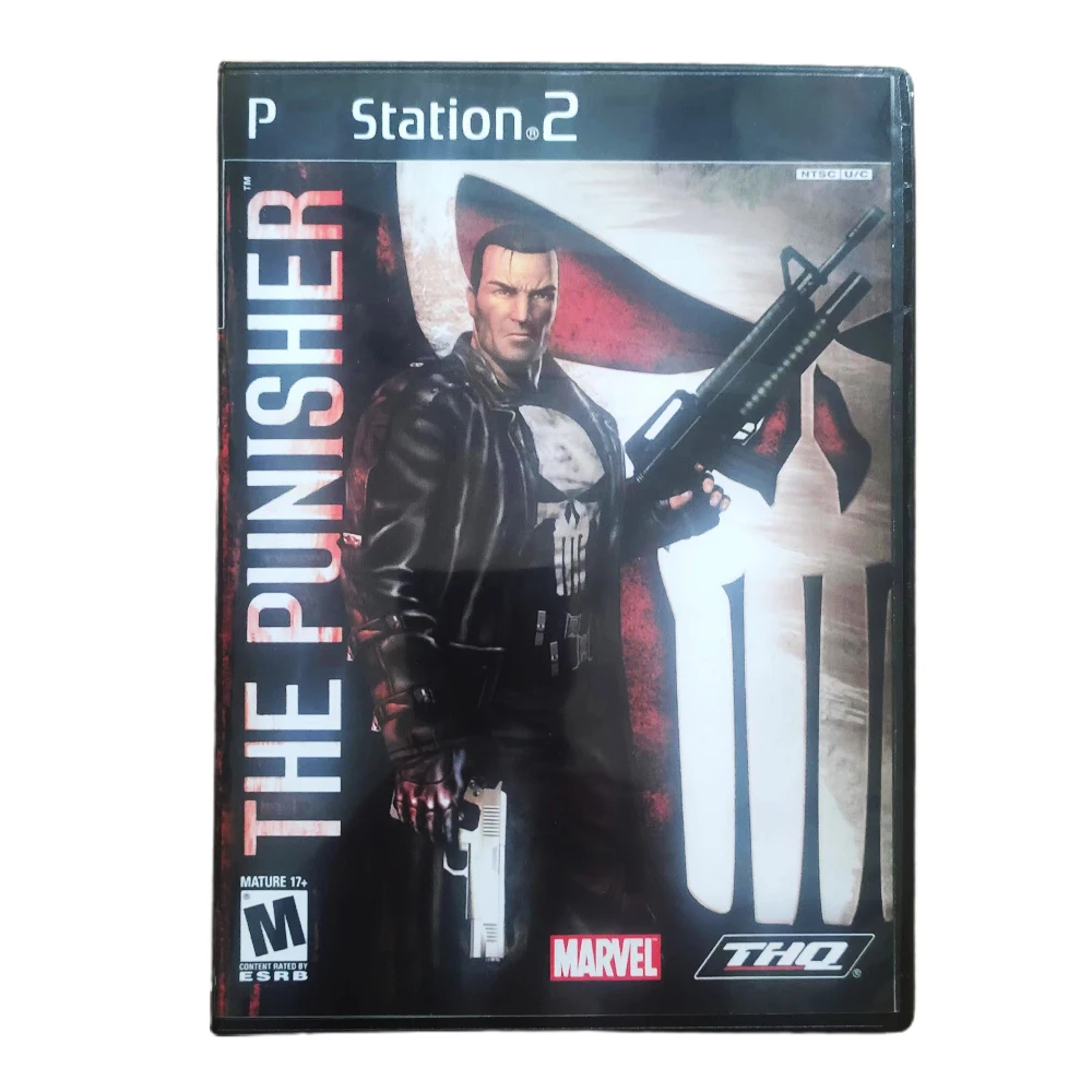 

PS2 THE PUNISHER With Manual Copy Disc Game Unlock Console Station 2 Retro Optical Driver Retro Video Game Machine Parts