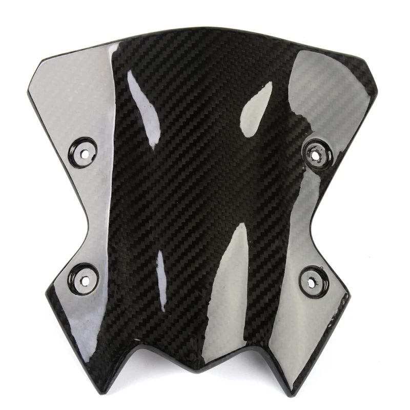 

Real Carbon Fiber Motorcycle Fairing Windshield Viser Visor Wind Deflector For Kawasaki Z650 Z900 2020 2021