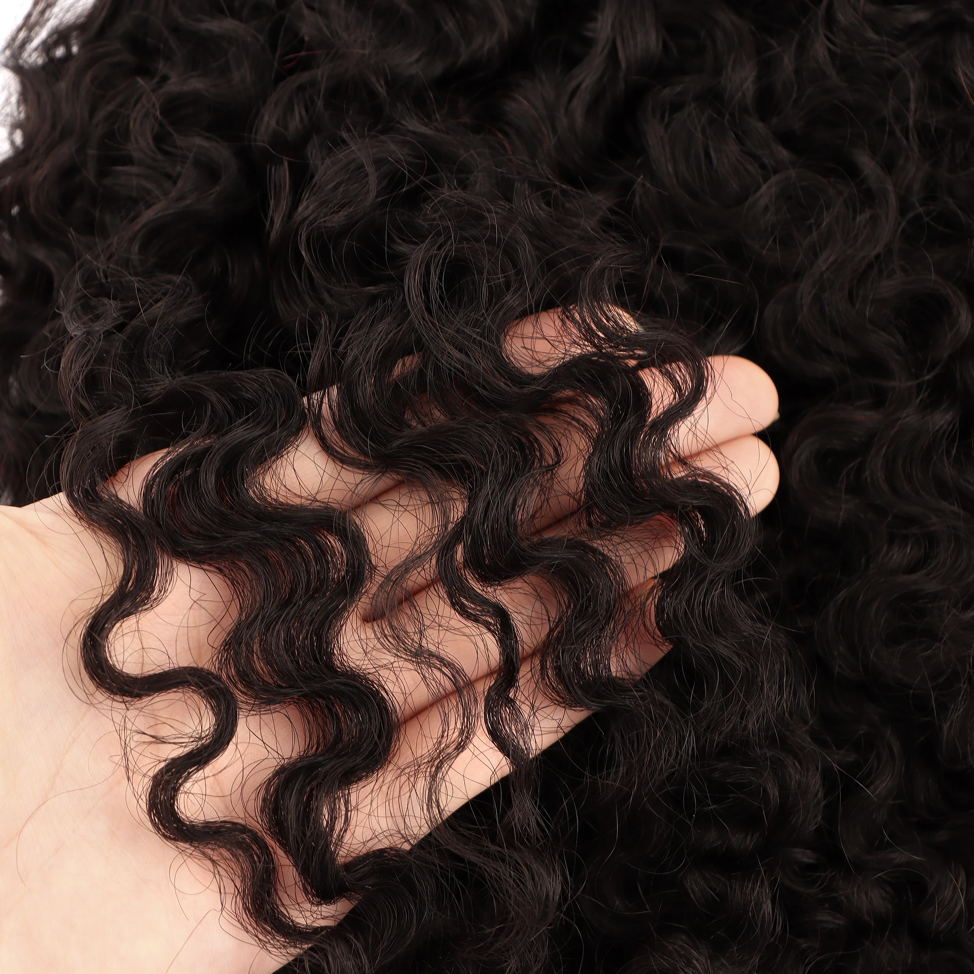 AHVAST deep curly hair bundles deep wave 100g human hair for boho braiding remy extensions braids