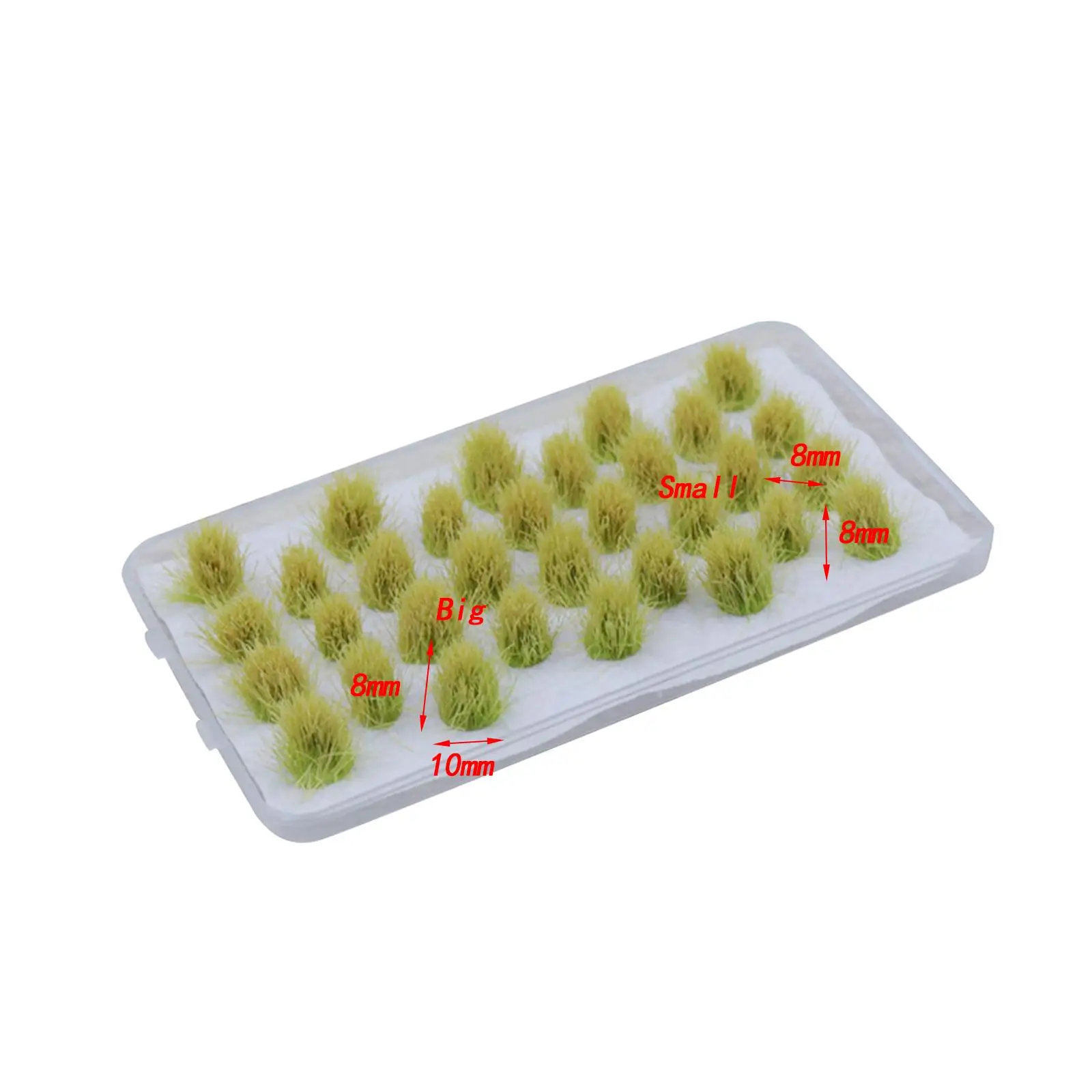 정적 잔디 모델, 모델 빌딩 키트용 인공 잔디, 마이크로 조경