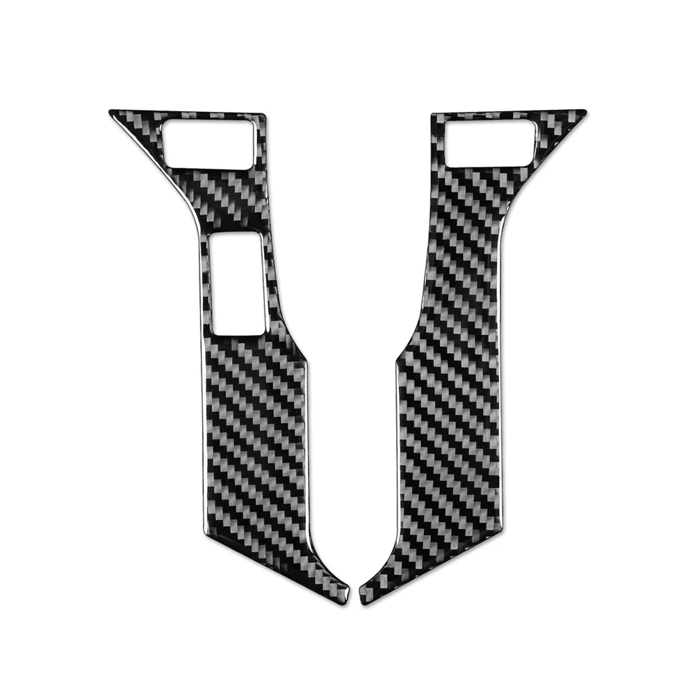 

2pcs suitable for Toyota Takuma 15-20 steering wheel carbon fiber decorative stickers
