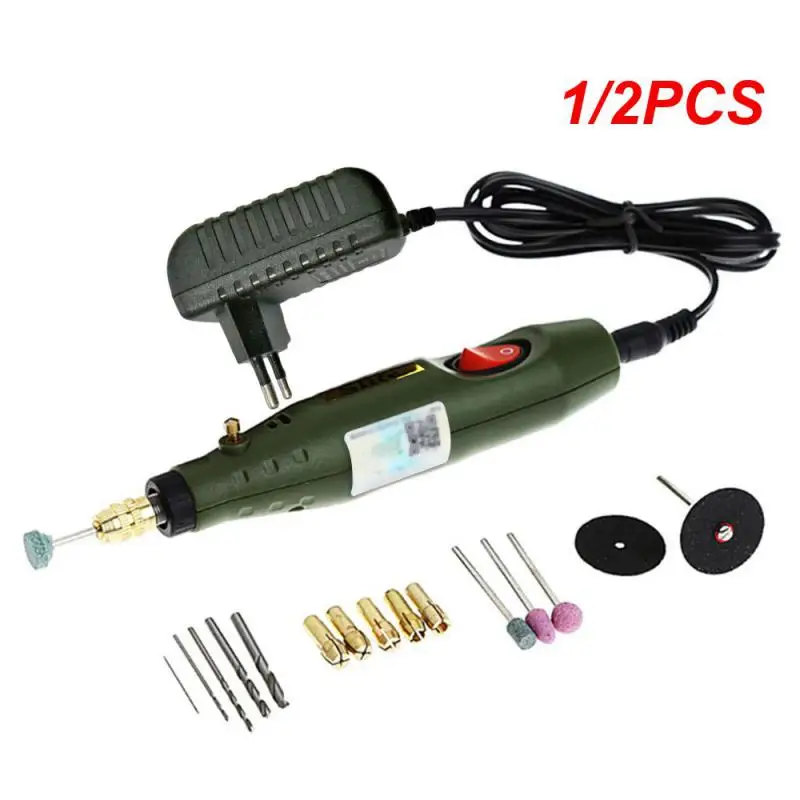 

1/2 шт. электрическая дрель Dremel шлифовальная машинка гравировальная машинка электрическая шлифовальная машинка полировальный роторный Электроинструмент Набор Мини дрели для Dremel