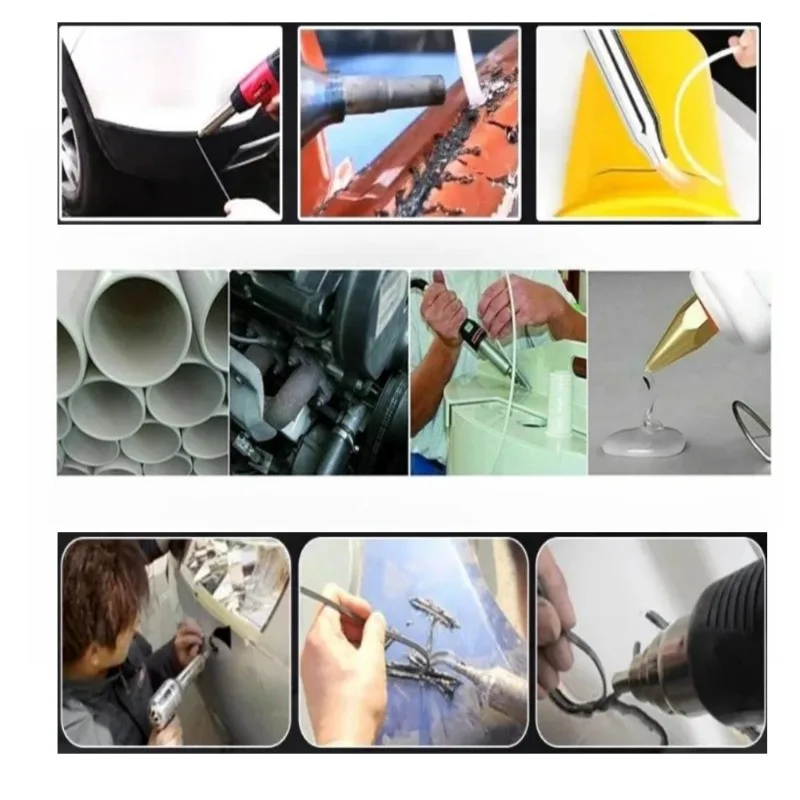 20PCS Plastic Welding Rods ABS/PP/PVC/PE 200mm Length Welding Sticks 5x2mm For Plastic Welder Gun Bumper Repair Welding Tool 2