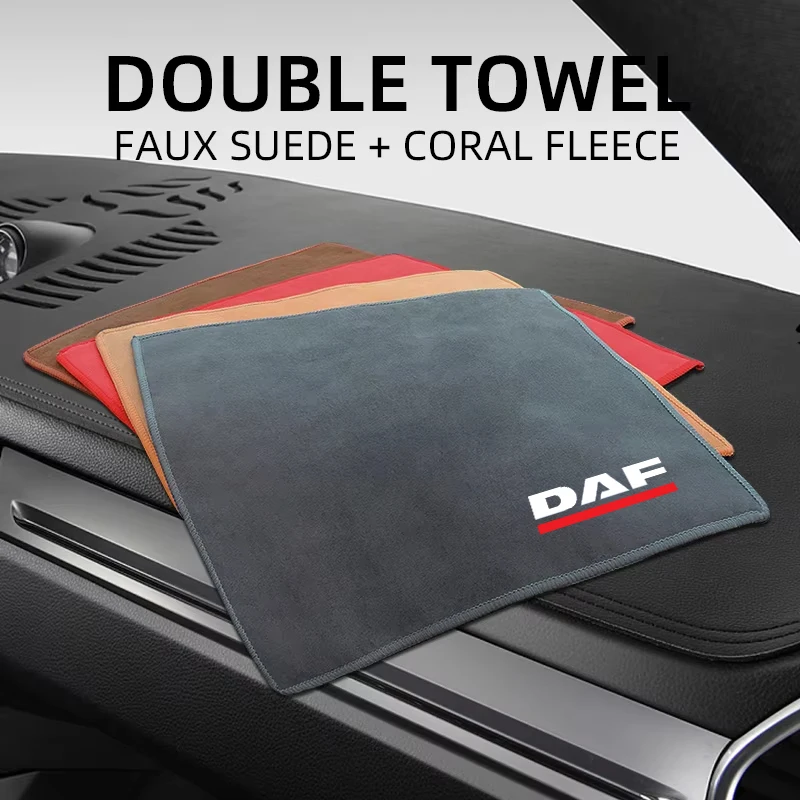자동차 인테리어 청소 소프트 워시 타올 청소 걸레 천, DAF XF XG 95 105 106 CF LF VAN 자동차 액세서리