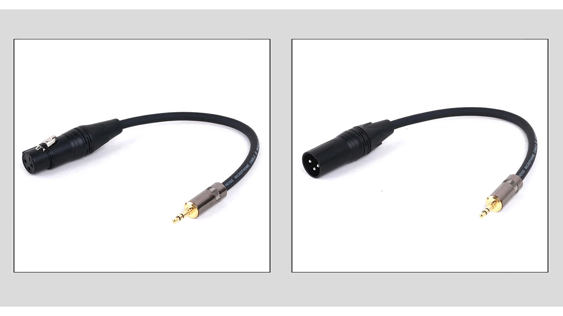 3 5mm (1/8) Stereo-Stecker auf XLR-Kabel Buchse zu Stecker Profession elles Audio-Kabel Mikrofon Lautsprecher Sound konsolen Verstärker – Detail 9