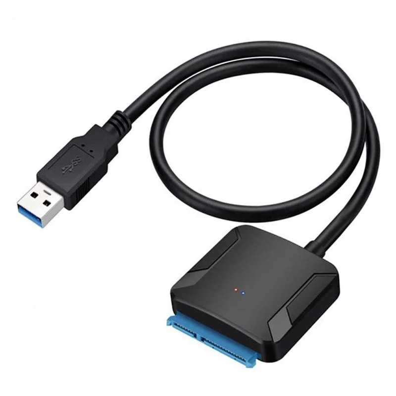 Usb 3.0 para Sata Cabo Adaptador Acessórios de Computador Adaptador Converter Cabo Suporte 2.5 3.5 Ssd Externo Hdd Disco Rígido Laptop - Imagem 6