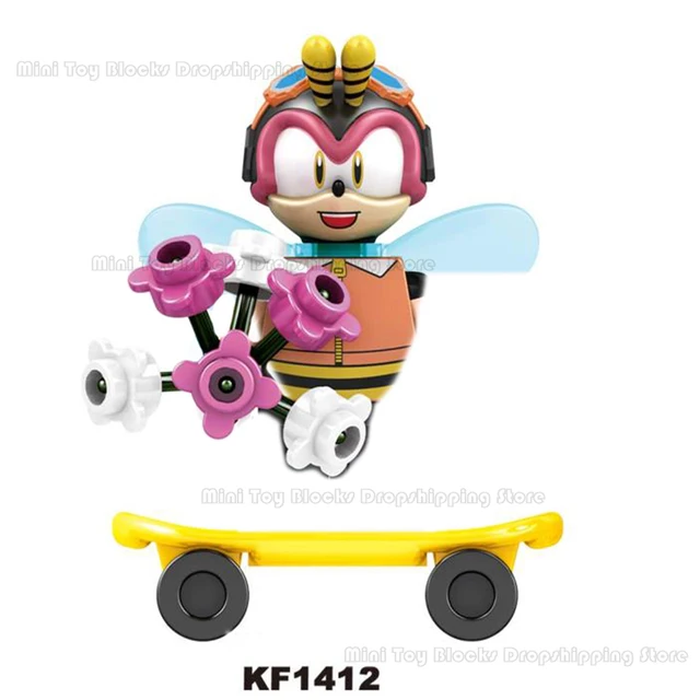 WM6086 WM6087 WM6088 LG1001 Sonics Anime Building blocks Amy Rose Ray Storm Shadow Bricks mini action toy figure Children gifts KF1412