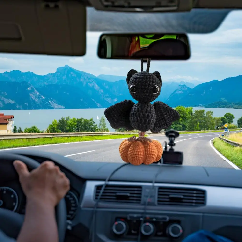 Décoration De Voiture En Crochet à Suspendre, Pendentif Tricoté à La Main Pour Rétroviseur De Voiture, Décoration D'intérieur