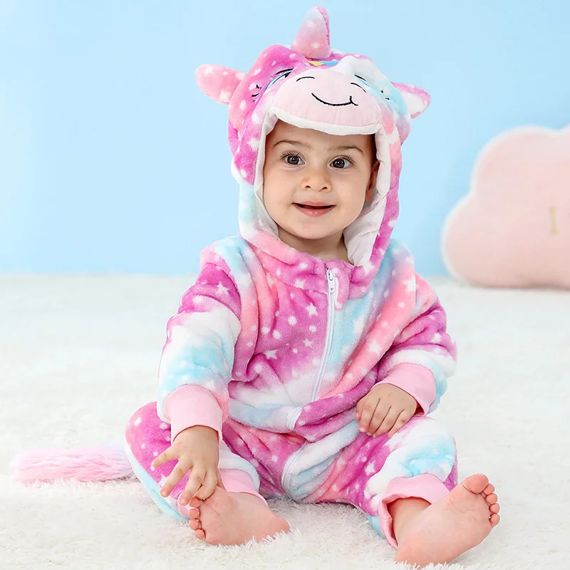 

Baby Rompers Boy Girl Clothes New Born Baby Cat Costume Jumpsuits Infant Onesies Winter Owl Pajamas Roupas De Bebe Recem Nascido