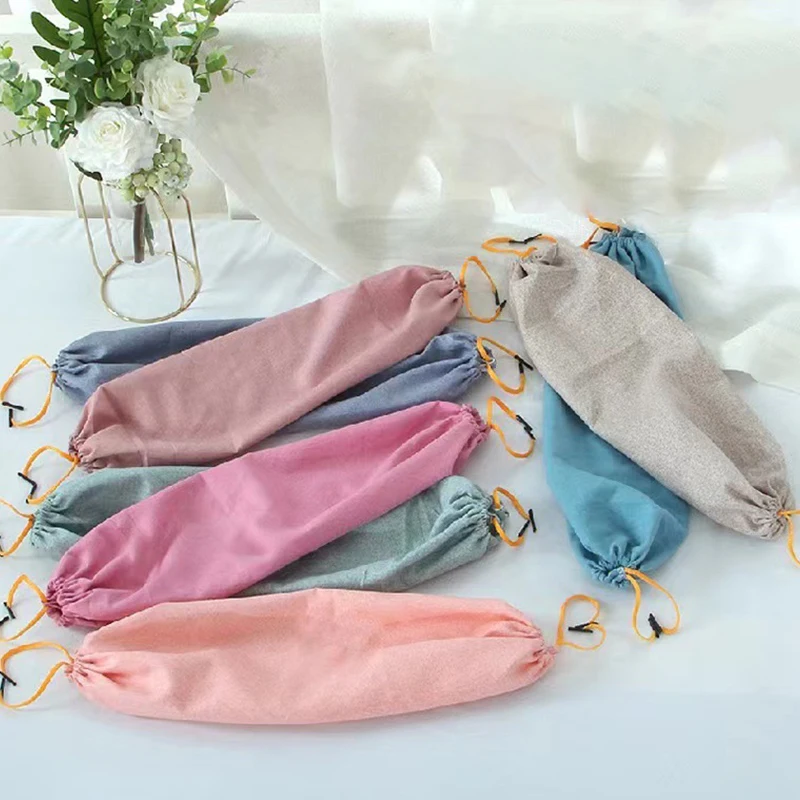 원통형 볼스터 베갯잇, 더블 드로스트링 디자인, 침대 소파, 목, 등, 허리, 지지대 바디 쿠션 커버, 캔디 베개 커버