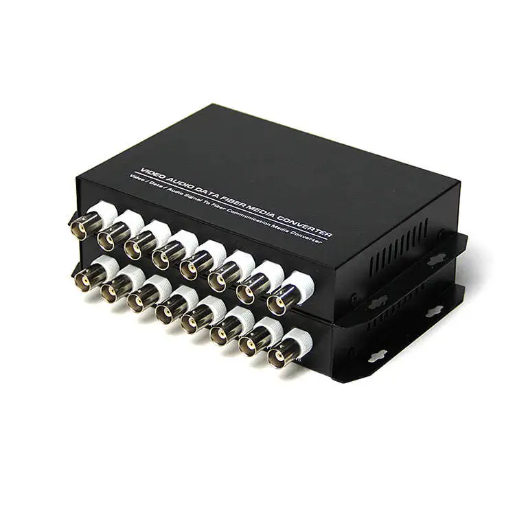 1 Pair Fiber Video Optical Transceiver 8 Channel Pure Video Optical Transceiver FC Port Single Mode Single Fiber 20KM