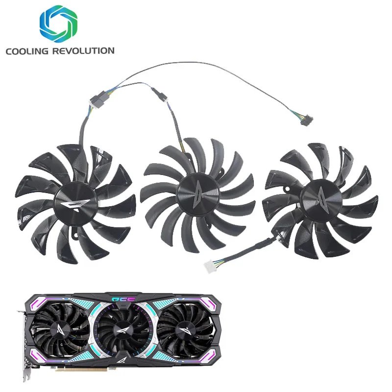 

87MM GA92S2U GA91SU DC12V 4Pin RTX3060 RTX3060Ti Graphics Card Fan for ZOTAC RTX 3060 RTX3060 Ti PGF GOC