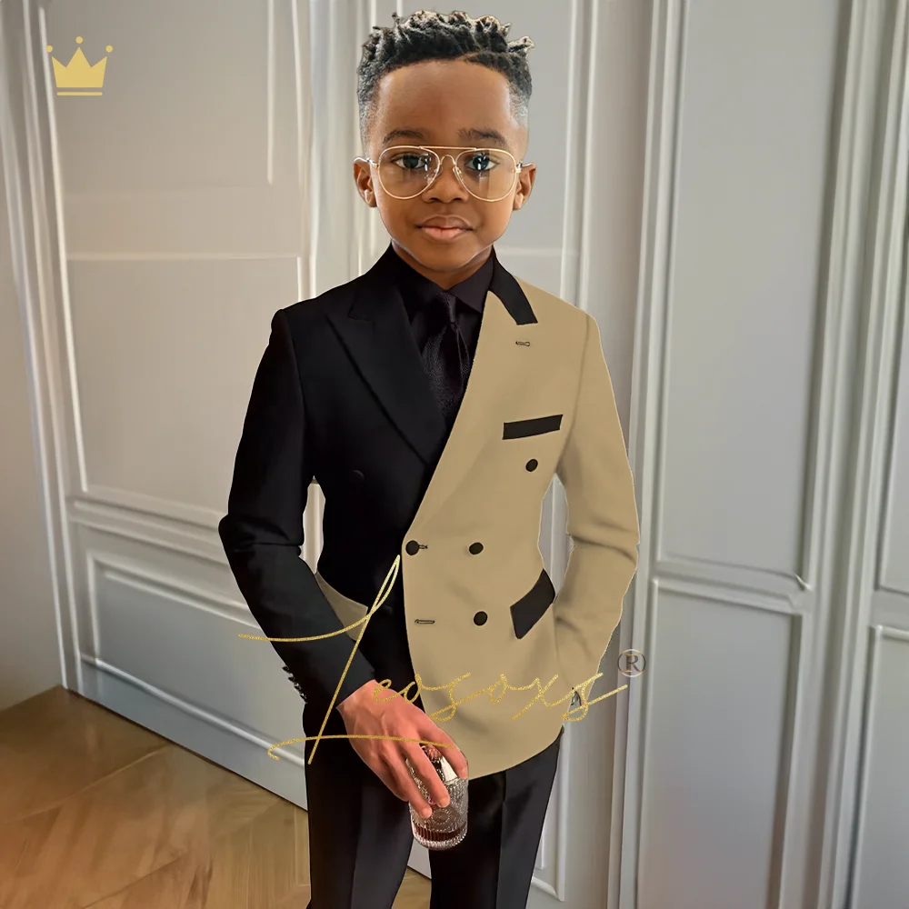 Boys Formal Suit Set 3 piece For 2-16 years old Children