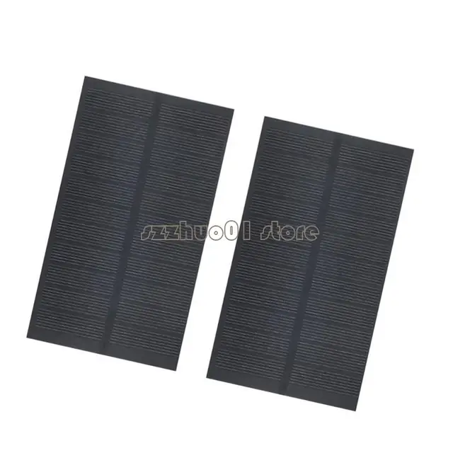 M3GA Pack of 2 High Efficiency 1.6W 5V Solar Panel Monocrystalline Solar Charging for Projects & Outdoor Lighting solution 2