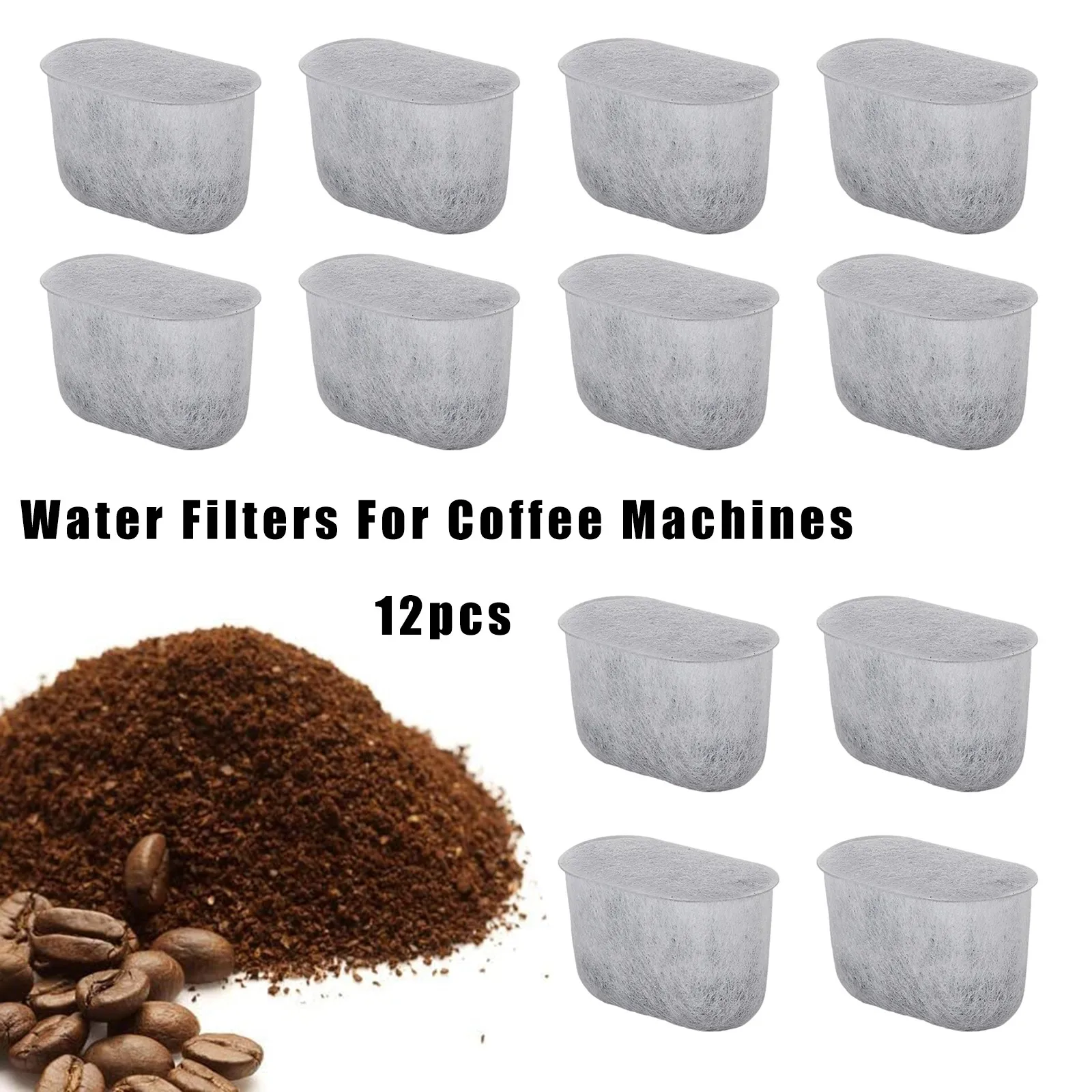12pcs for Breville Water Filters Replacement Charcoal Water Filters for Coffee Machines Coffee Makers Replacement