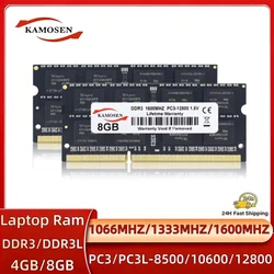 Enhanced High-Performance DDR3/DDR3L SO-DIMM Laptop Memory Module, 4GB/8GB, Dual Voltage, 1333MHz/1600MHz - DDR3 4GB 1600 1.5V