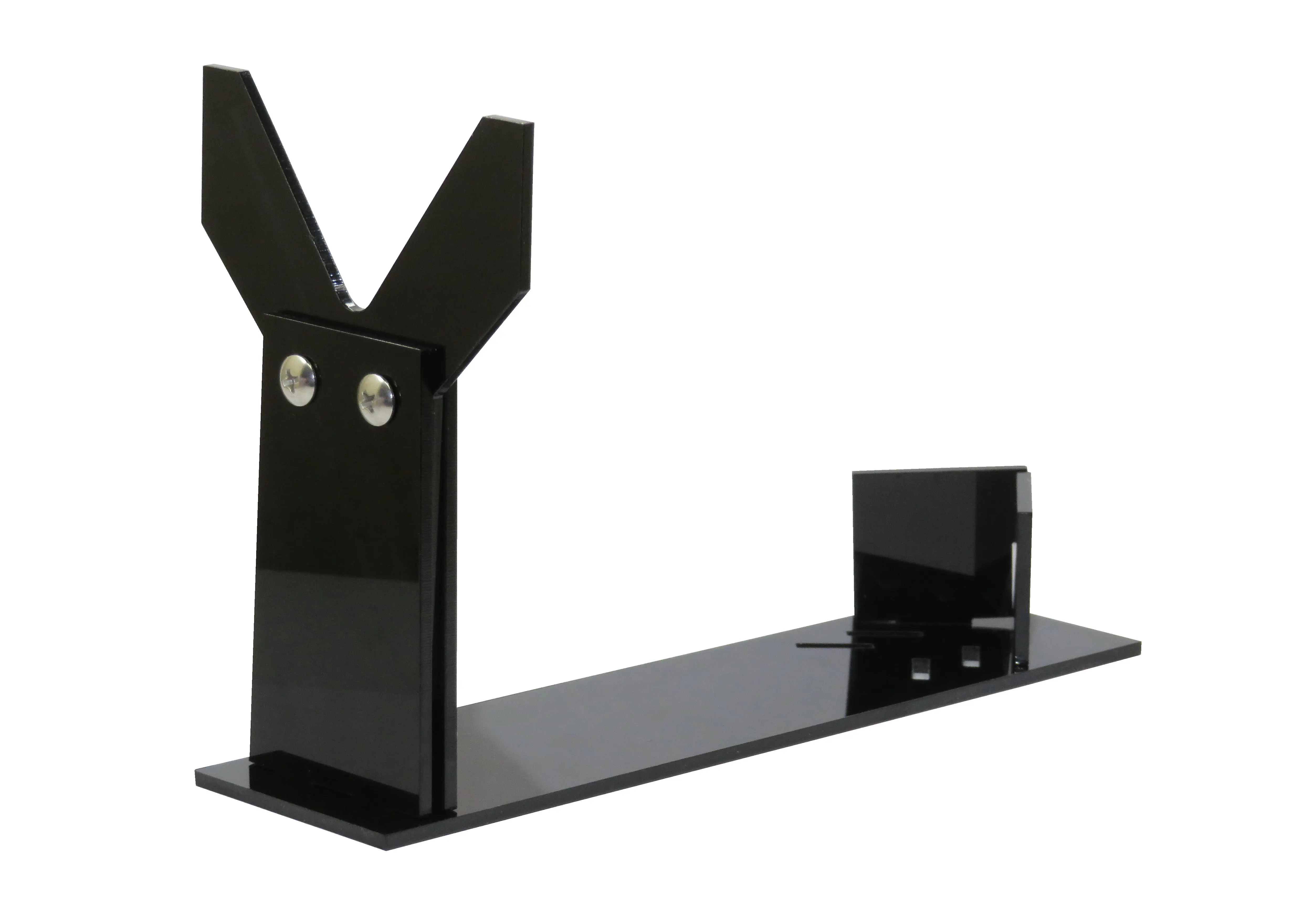 Premium Pistol Revolver Display Stand Weapon Stand Black Gun Holder Short Gun Model Showing Rack