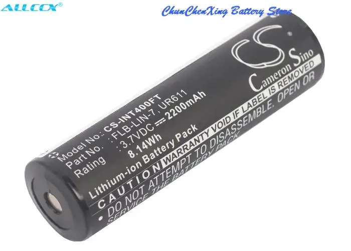 Cameron Sino 2200mAh Battery FLB-LIN-7, UR611 for Inova T4, T4 Lights, UR611, NOTE: JUST Fits 2005 And 2006 Models