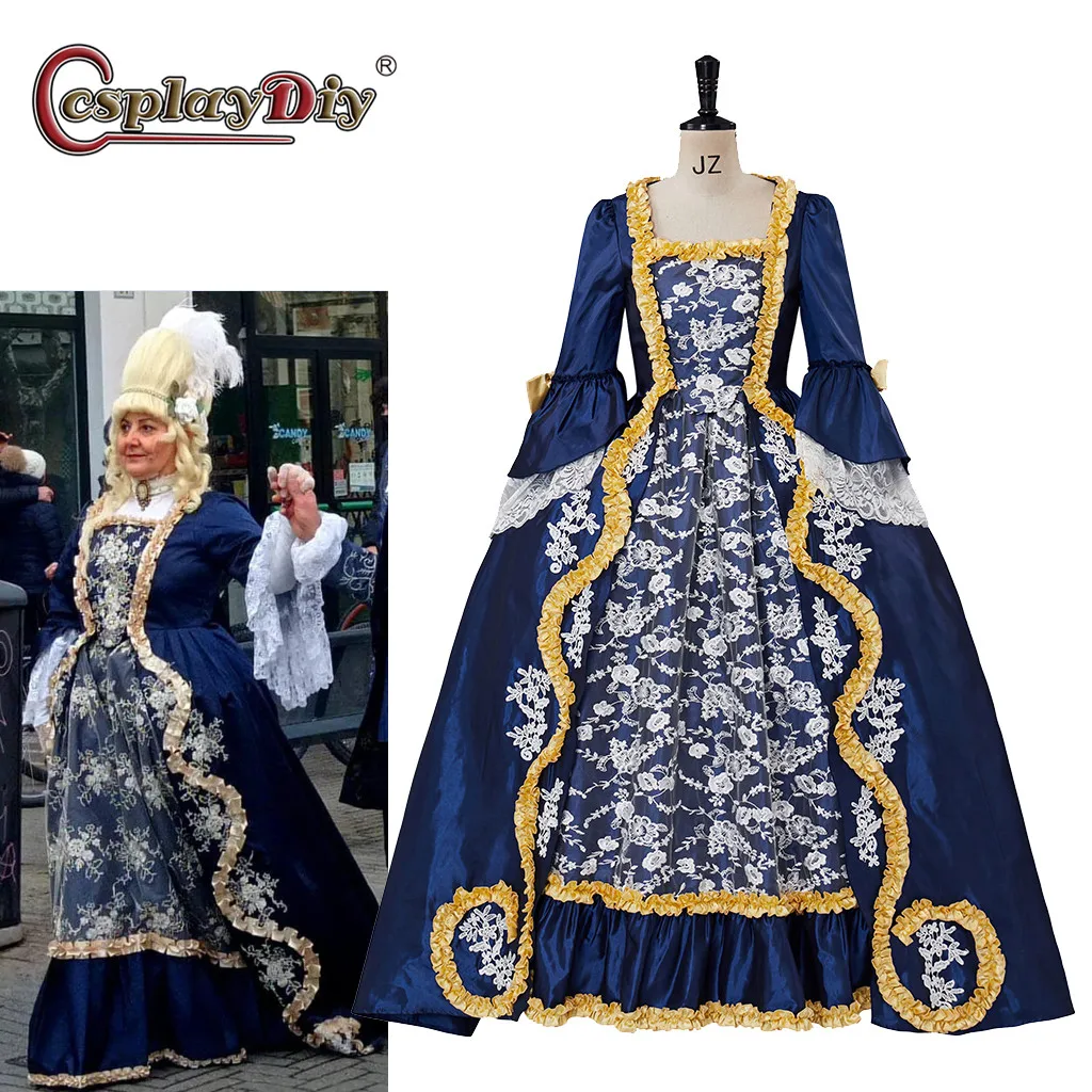 

Robe A La Francaise Womens Victorian Rococo Dress Vintage Party Ball Gown Royal Court Gown Marie Antoinette Renaissance Dress