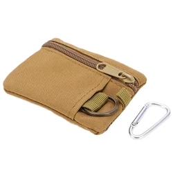 Multipurpose Outdoor MOLLE Pouch with Carabiner & Key Card Holder (C)