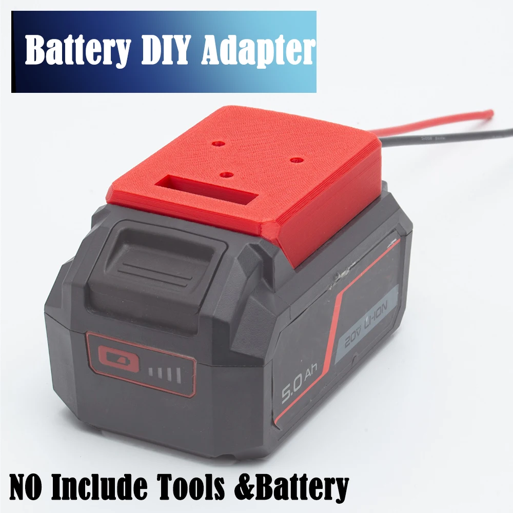 Battery DIY Adapter For SKIL 18V Lithium 14AWG Wires for Rc Car Robotics Power Tool Accessories (Battery not included)