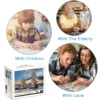 1000 Pieces London Bridge Jigsaw Puzzles, Adults Teens Kids Toys Gift Educational Intellectual Decompressing Fun Family Game 5