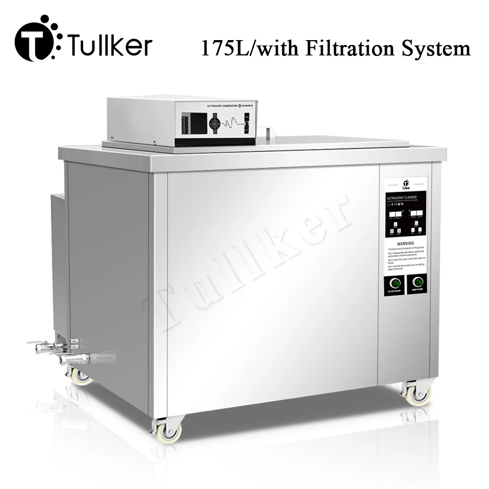 Tullker Ultrasonic Cleaner Filter System Lithium Battery Shell Degreaser Ultrason Clean Mold Golf Printer Head Ultrasound Clean