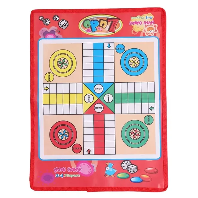 Kids Classic Flight Chess Game Ludo Chess Game Family Party Children Fun Board Game Toys Educational Toys for Children Fun Gifts 6