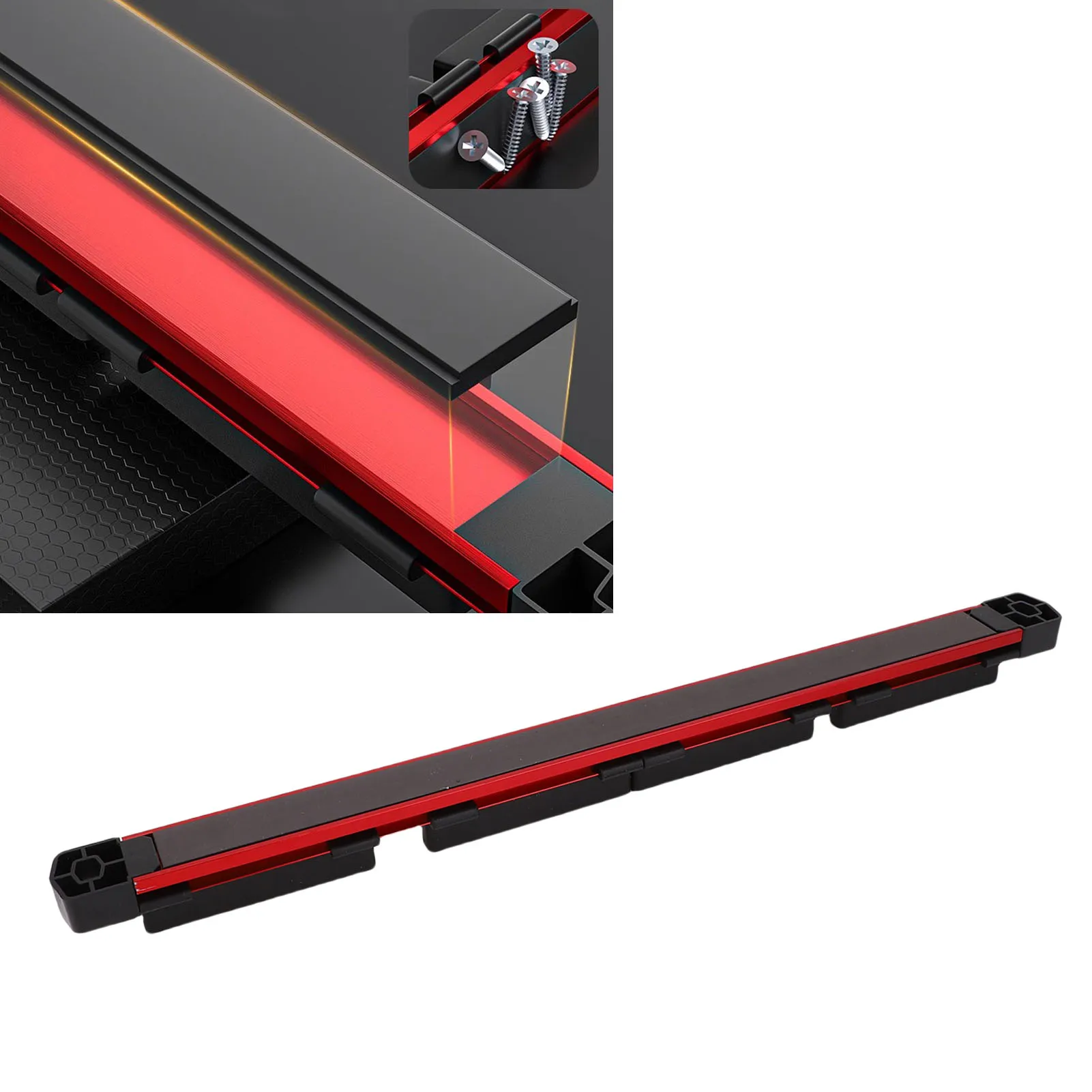 Drill Bit Organizer Wear Resist Aluminum Alloy 40 Slots Screwdriver Bit Organizer for Automotive Repair Electronic Maintenance