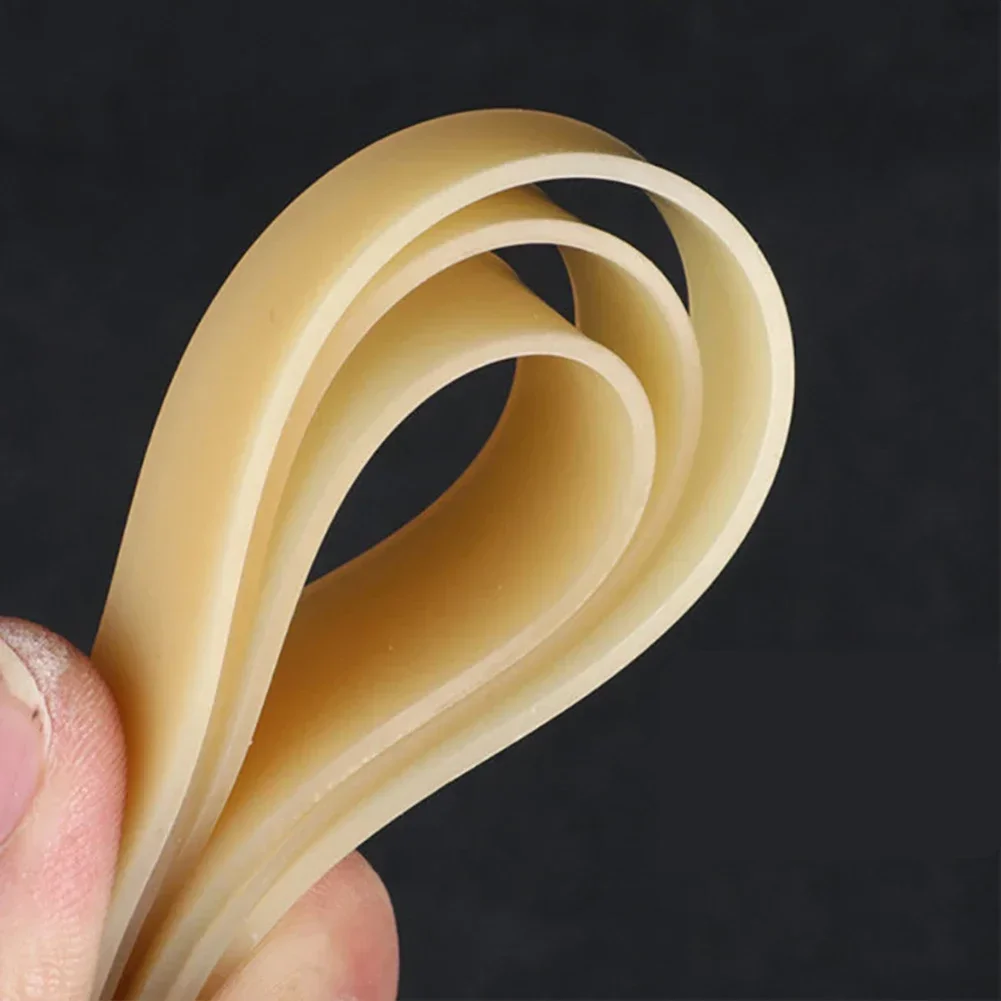 5Pcs Powerful Hunting Outdoor Kit Catapult Latex Tape Replacement Accessory Natural Rubber Flat Elastic Band For Slingshot