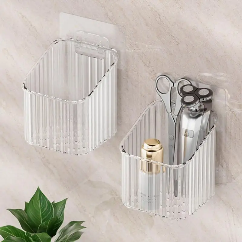 Punch-free Bathroom Shelf Shelves Wall Mounted Shampoo Storage Rack Storage Box For Kitchen Holder Bath Organizer Accessorie 5