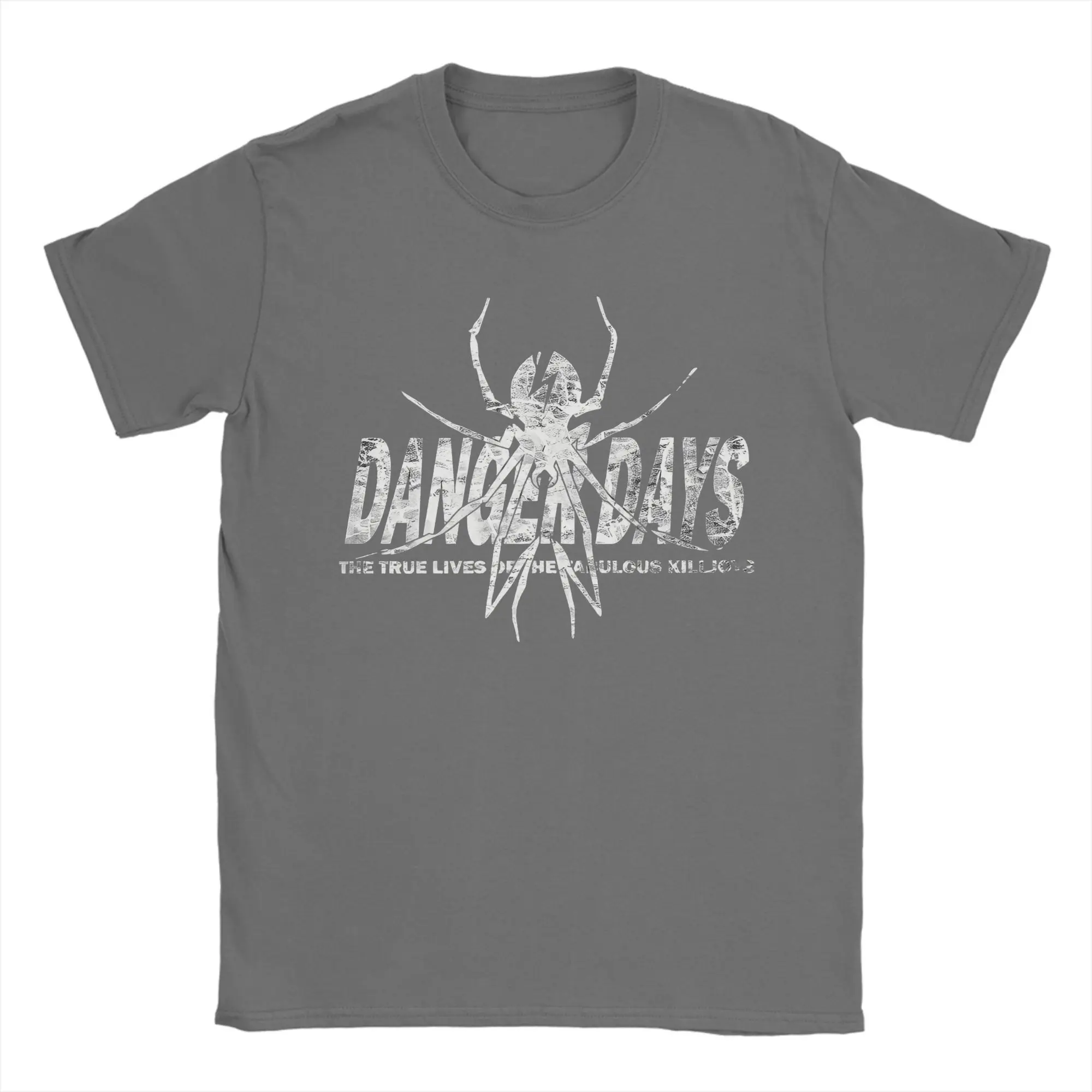 My Chemical Romance Danger Days Spider Graphic Cotton T-Shirt - Men's Casual Hip Hop Tee Shirt