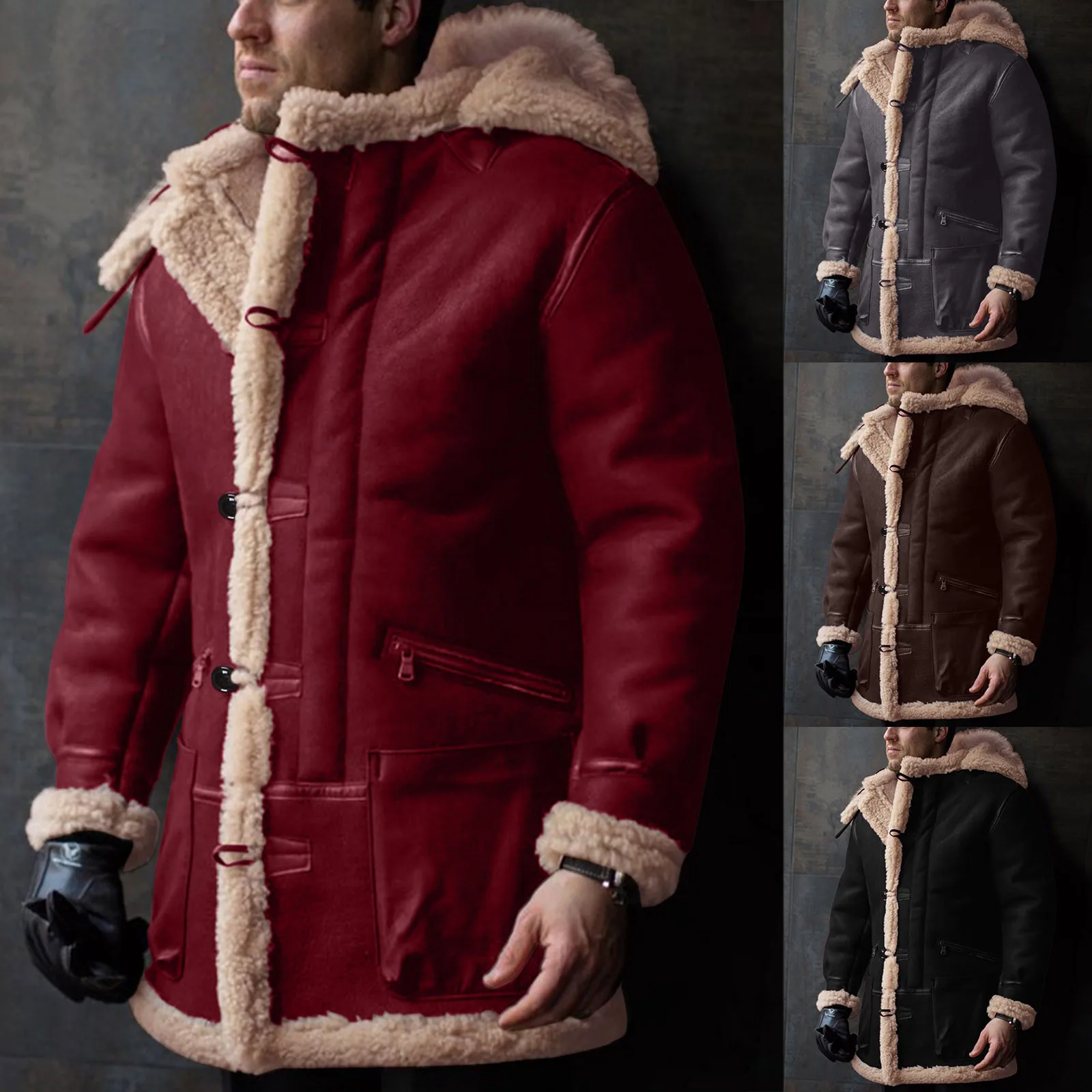 

Мужская зимняя куртка с капюшоном, мужская куртка с капюшоном, мужская толстовка с капюшоном и полумолнией, верхняя одежда, женская зимняя флисовая легкая куртка