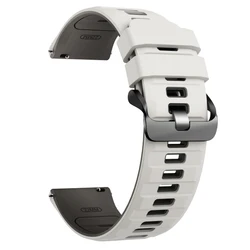 Silicone Sports Bracelet for Huawei Watch - Enhanced Comfort and Style Collection (Ancient white grey)