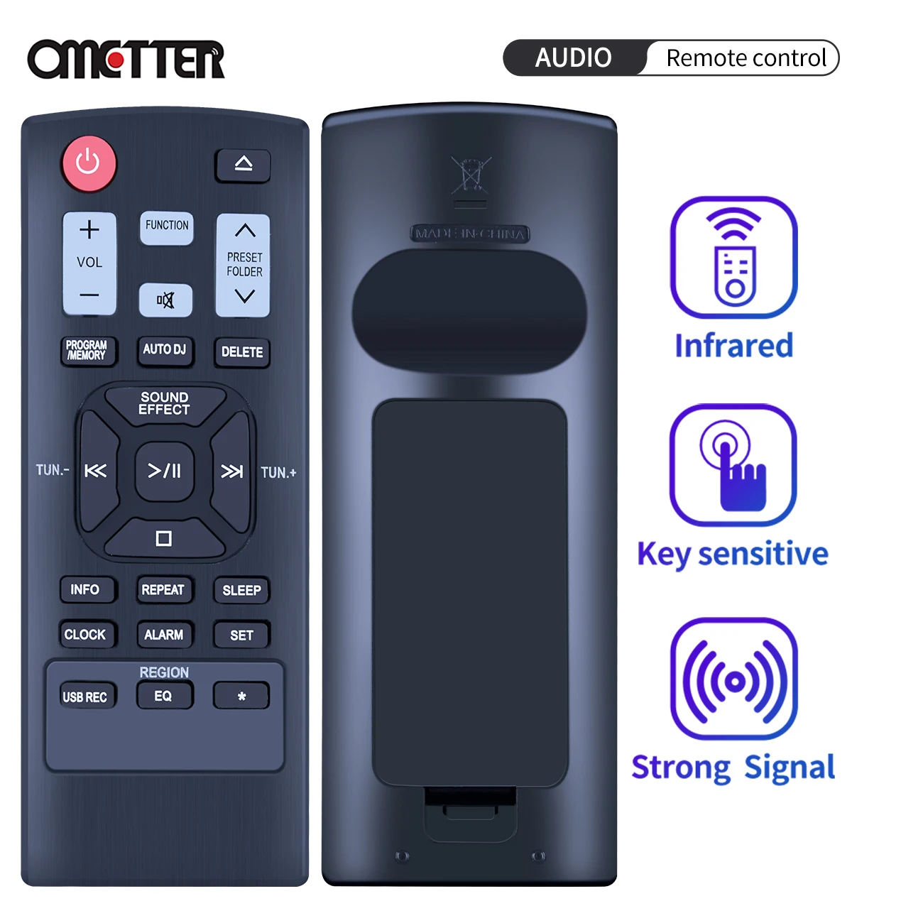 COV34618201 Remote Control Fit for LG Audio Receiver CM4360 Home