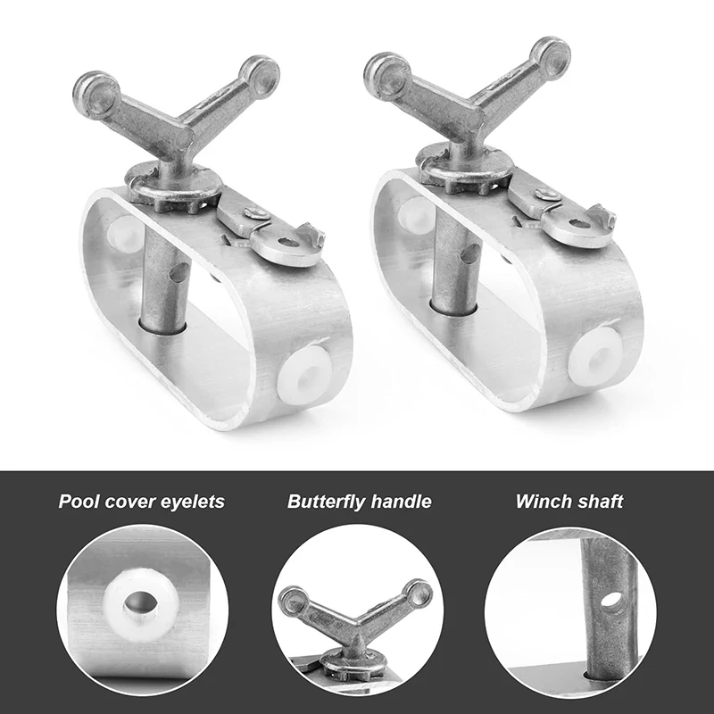 Electric Cable Greenhouse Wire Tensioner Clothesline Tightener Manual Pool Cover Ratchet Winch Tool Steel Wire Tensioner