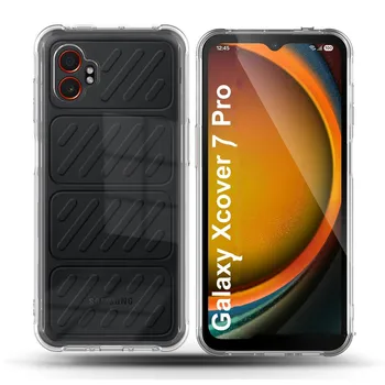 Custodia in TPU antiurto per Airbag per Samsung Galaxy Xcover7 Pro Xcover 7 Custodia protettiva trasparente Capa Fundas Coque